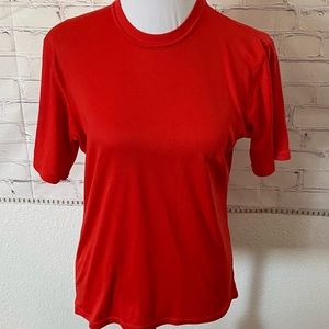 PATAGONIA CAPILENE RED TEE SHIRT SIZE SMALL
